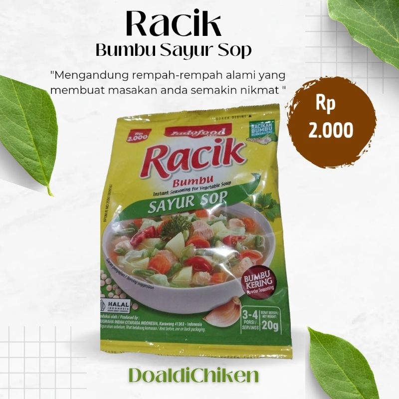 

Indofood Bumbu Racik Sayur Sop 20g