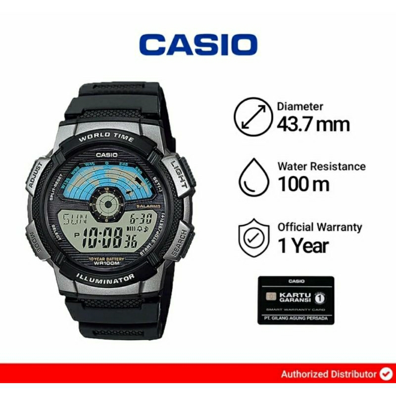 Jam Tangan Casio Pria AE1100W / AE-1100W