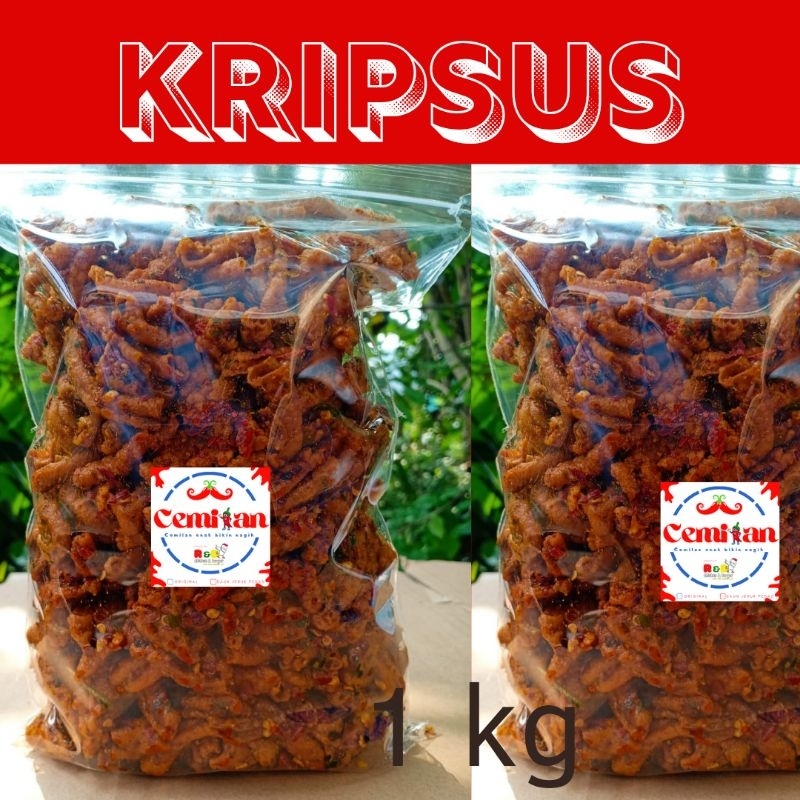 

USUS KRISPI VIRAL PEDAS DAUN JERUK 1 KG