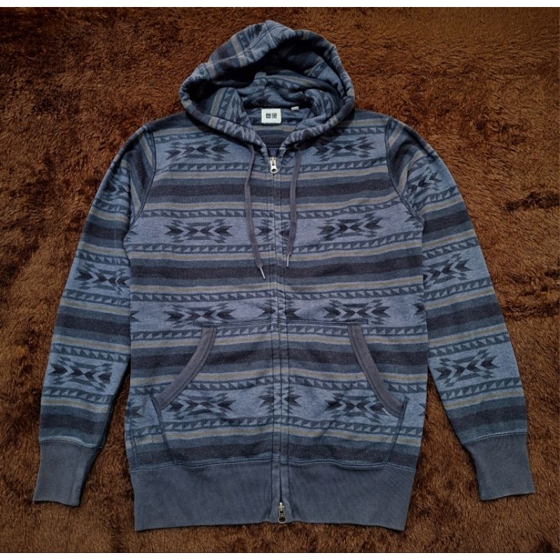 Zipper Hoodie Uniqlo Navajo