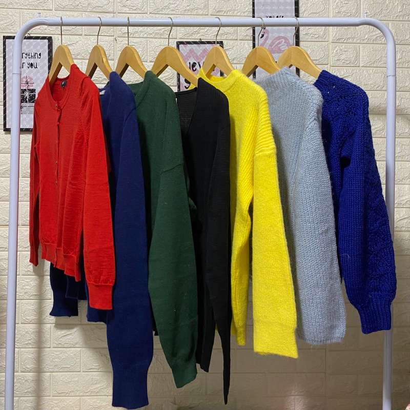 Cardi & Sweater Rajut Tebal Korean Style