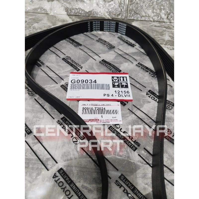 FAN BELT TALI KIPAS INNOVA FORTUNER HILUX BENSIN ORIGINAL