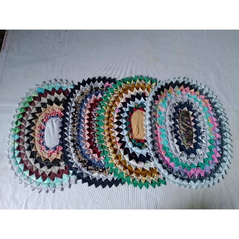 Keset Kain Perca Oval Besar jumbo 8 lajur