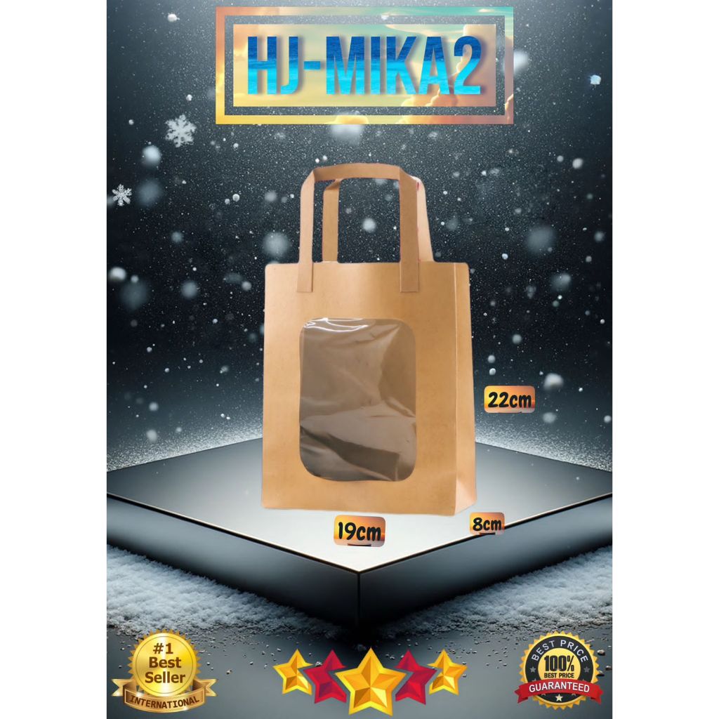 

MINIMAL ORDER 12 PCS!! DAN KELIPATAN!! TIDAK BISA 20 30 40 Paperbag HJ Mika 2 19x8x22 Paperbag Polos Snack Tas Belanja Hampers Paperbag Handle Flat, Goodie Bag Handle Flat.