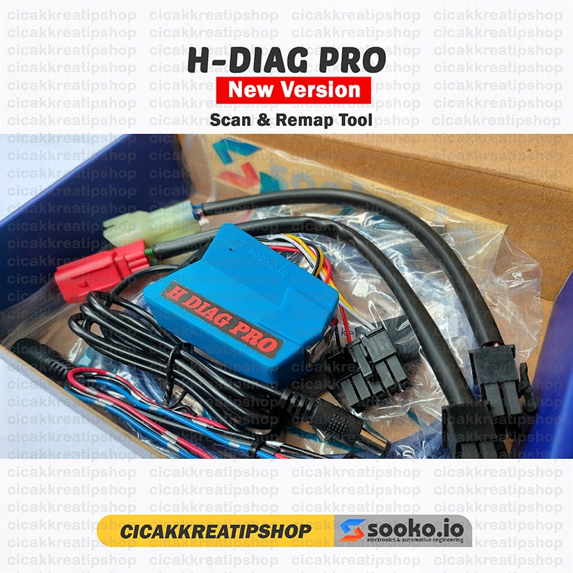 Alat Remap Flash ECU Honda Keihin & Shindengen Komplit H Diag Pro - Hdiag Pro - HdiagPro