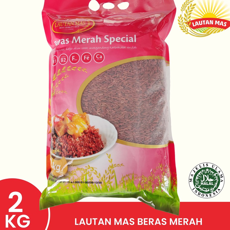 

Dijual Murah Lautan Mas Beras Merah 2KG