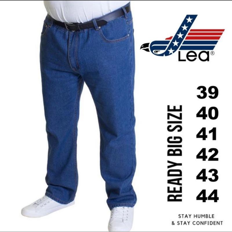 Celana Jeans Panjang Jumbo Lea Original Denim Big Size 39-44