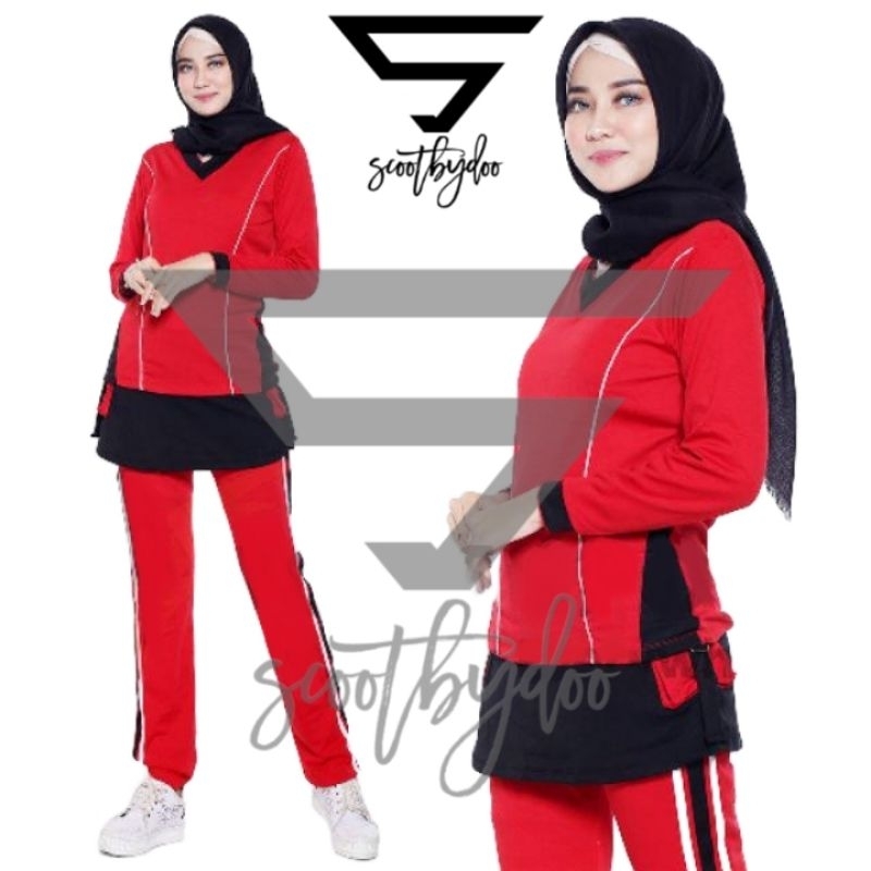 STELAN SENAM WANITA YOVIS SPORT / BAJU SENAM / CELANA SENAM /Yovis Sport Baju Senam / setelan senam 