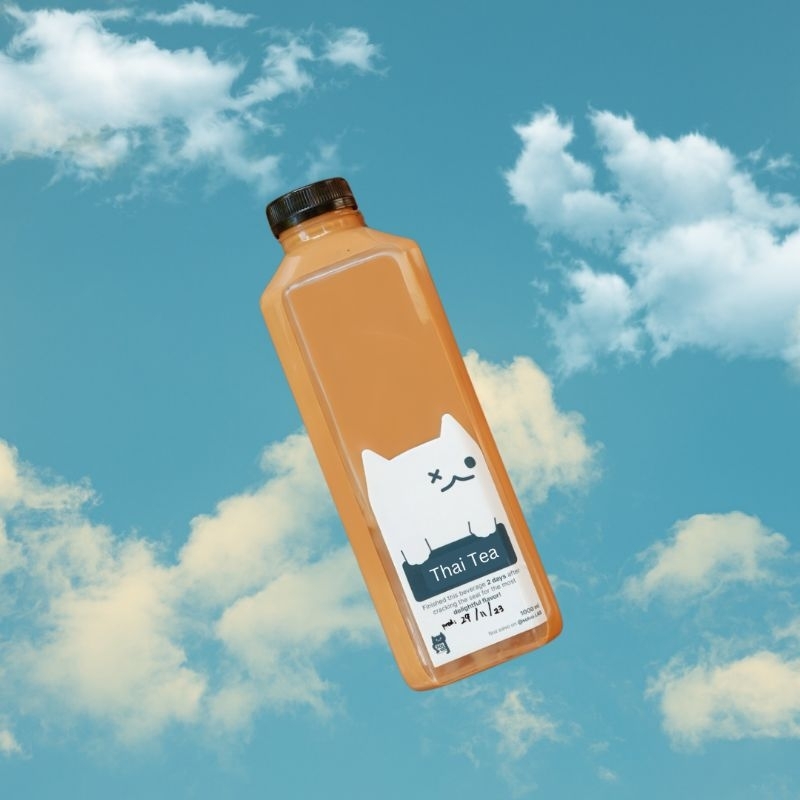 

Thai Tea Literan Solvo | teh susu creamy 1 liter botolan teh milk tea rasa thai tea