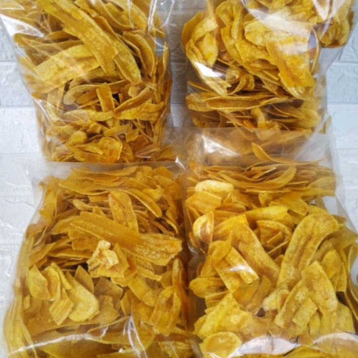 

Ready Stock KERIPIK PISANG ASIN BERAT 500 GRAM