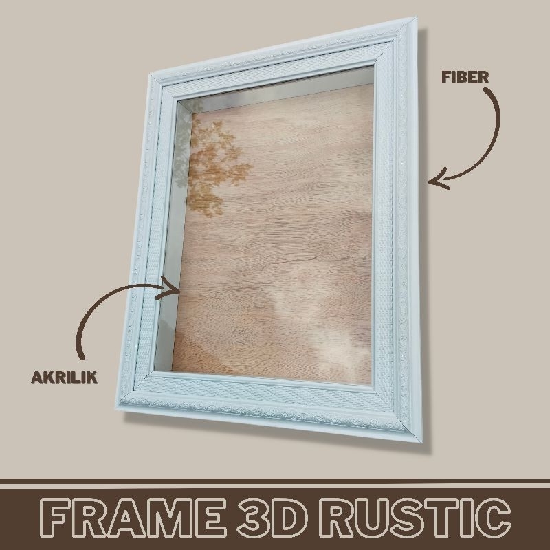 Pigura Fiber | Frame fiber Ukir hiasan mahar | Pigura 3D | frame mahar | bingkai Foto