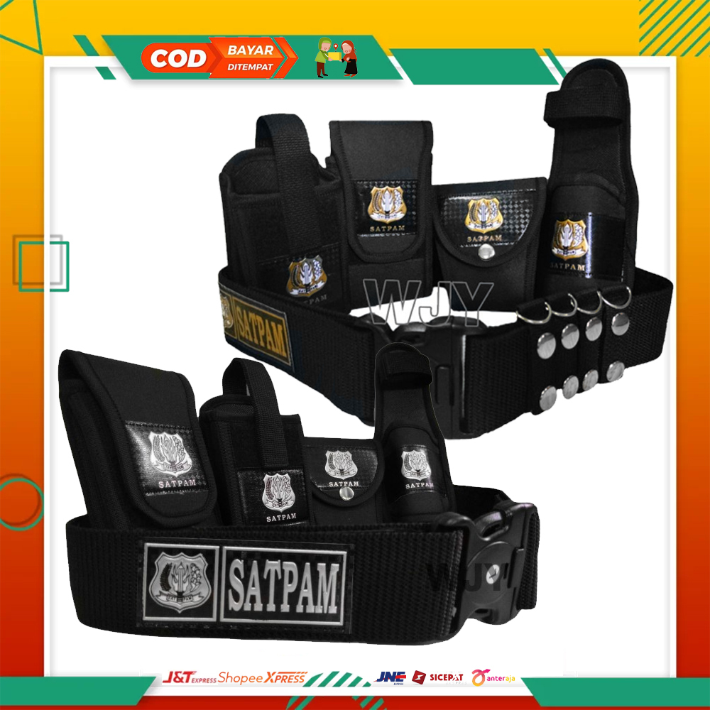 KOPEL SATPAM LENGKAP 1 SET PERLENGKAPAN ATRIBUT LOGO SATPAM