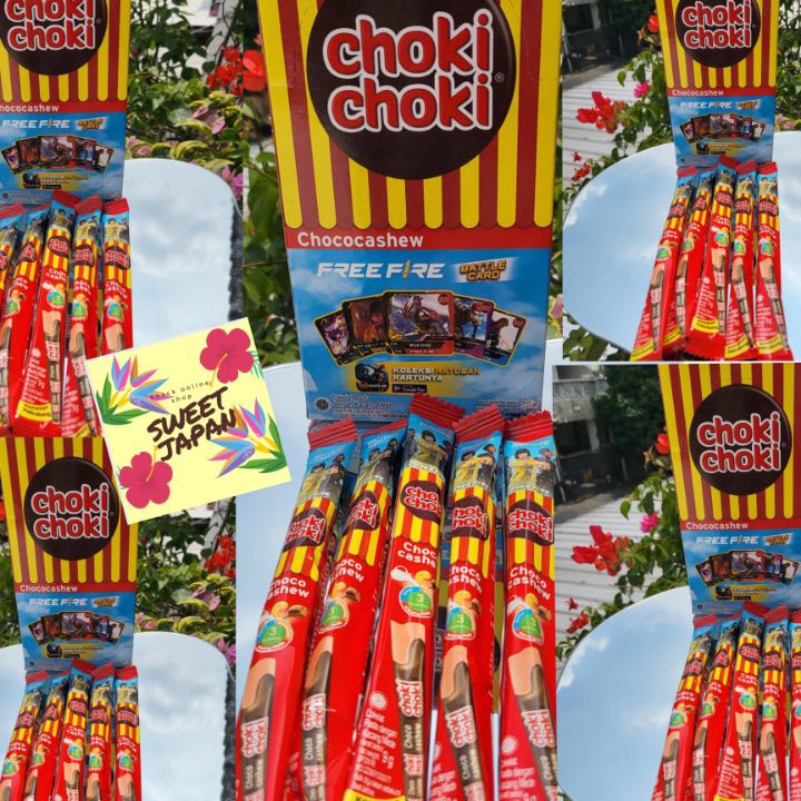 

Ready Stock PROMO!!!!! MURAH !!!! CHOKI CHOKI CHOCOCASHEW ISI 20 BUNGKUSx10 gram