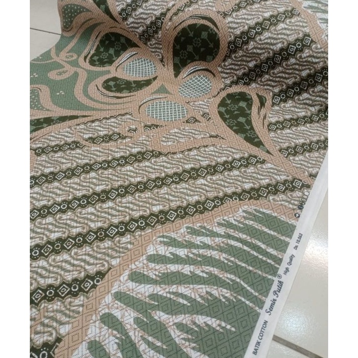 KODE LC524 Kain Batik Semir Putih (Ds.10.063). Bahan Batik Katun By Semir Putih Batik bakal kebaya w
