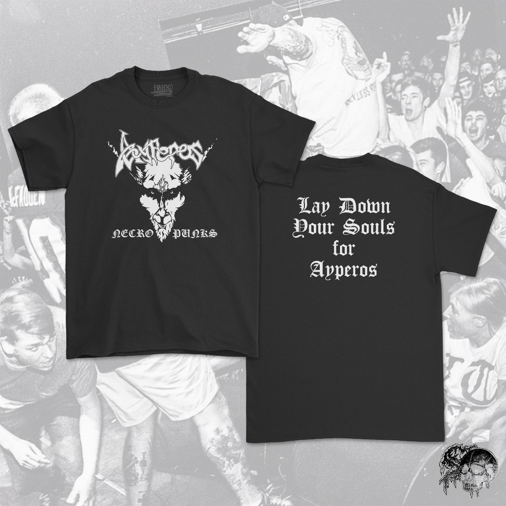 [KAOS BAND] AYPEROS - VENOM NECROPUNK | Kaos Metal | Kaos Punk | Kaos Hardcore | Baju Band | Skena