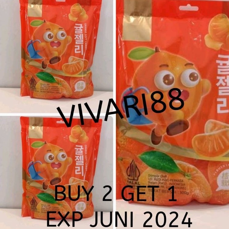 

Ready TYL Soft Orange Candy 300g