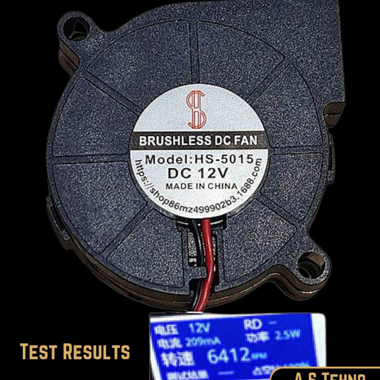 Laris Turbo Fan Mini Blower Kipas Keong 12V