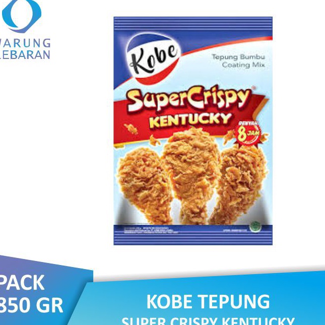 

Dijual KOBE Tepung Bumbu Kentucky Super Crispy 850gr