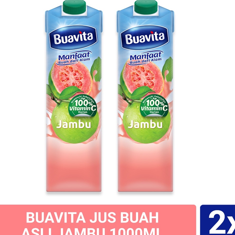 

Sale Buavita Jus Buah Asli Jambu 1000ml Twinpack