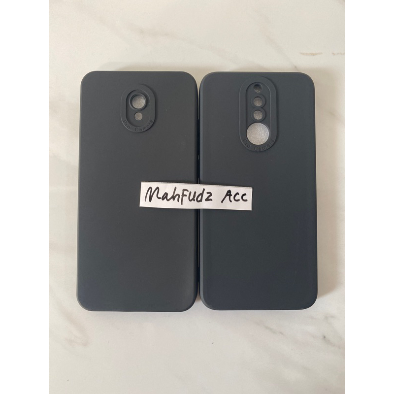 SOFTCASE FULL BLACK REDMI 8/REDMI 8A CASE MACARON PRO CAMERA HITAM POLOS