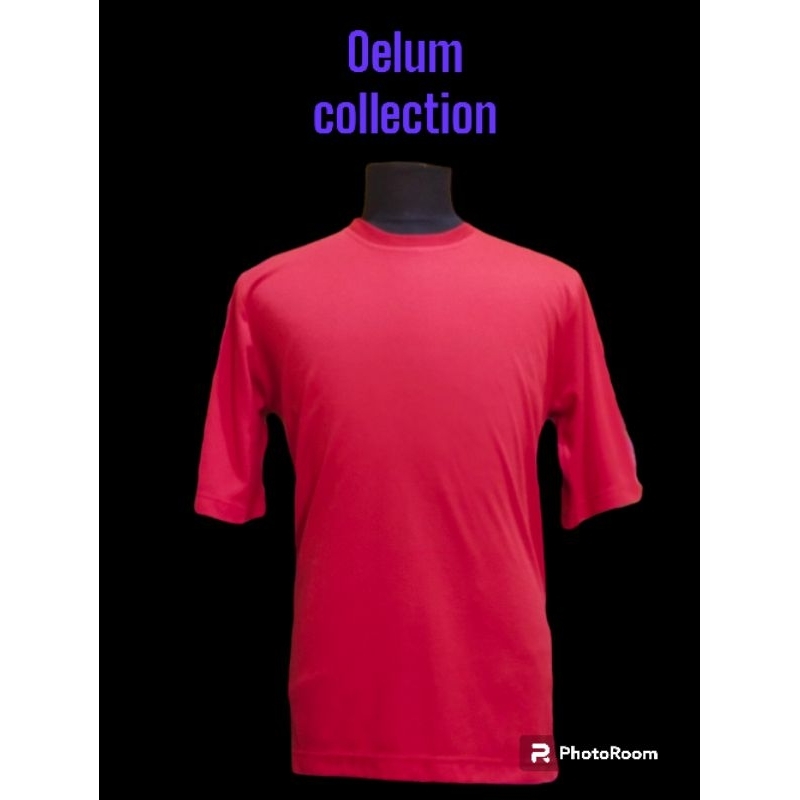 kaos polos pria wanita dewasa/warna merah/Cod