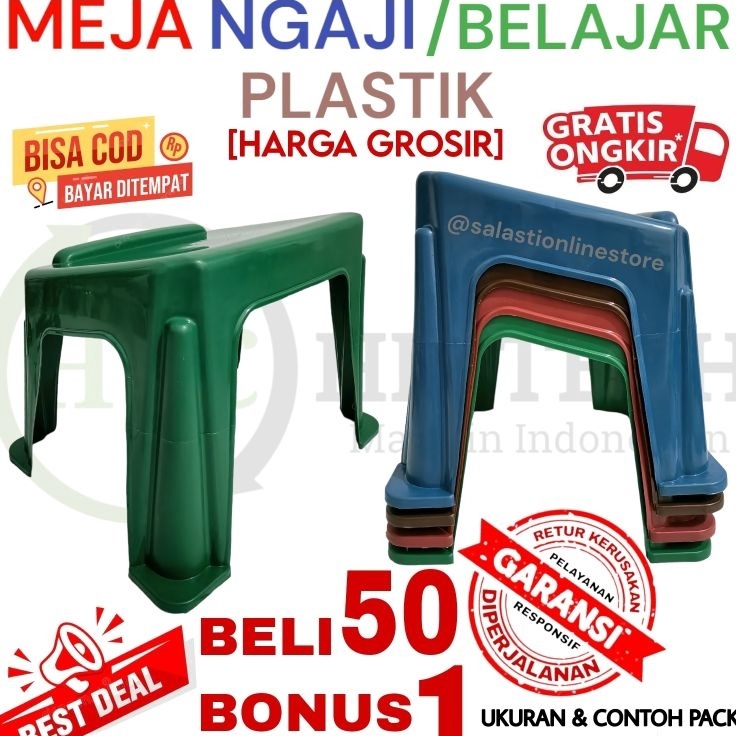 berkualitas QUR'AN TABLE | Lekar Ngaji | Meja Ngaji Plastik GROSIR [HIKTECH] belkang