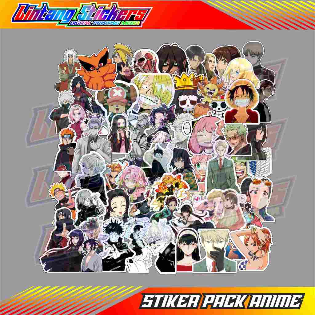 

STICKER PACK ANIME VIRAL / STICKER PACK ANIME TERBARU / STICKER TUMBLER / STICKER HELM