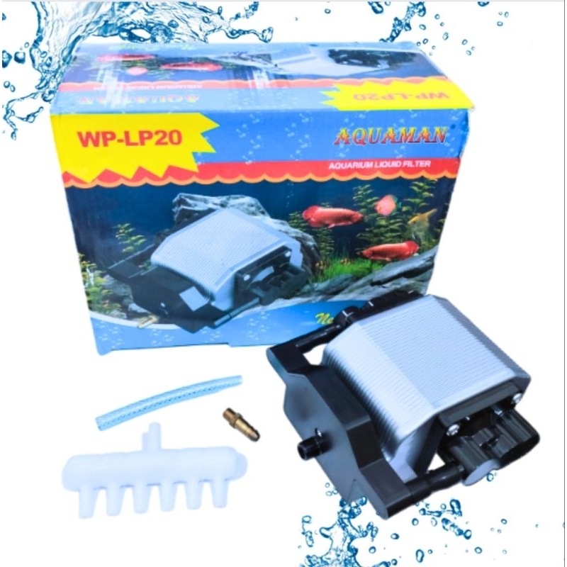 AQUAMAN WP LP 20 Airpump Aerator Udara Pompa udara oksigen kolam