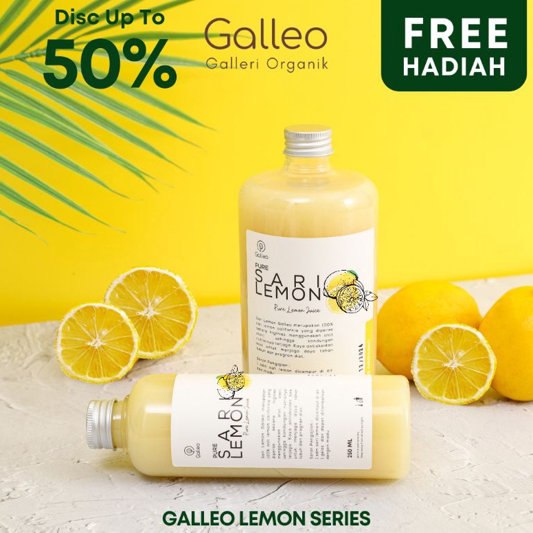 

[✥K80&] Sari Lemon Murni Asli / Pure Lemon Juice Galleri Organik 100 % New_Product