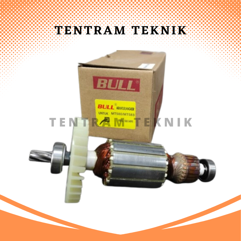 Armature Circular Saw MT 580 / MT 583 Bull / BULL Armature MT580 MT583 Mesin Circular Saw Maktek / A
