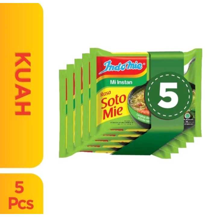 

Indomie Kuah Soto Ayam 5 pcs