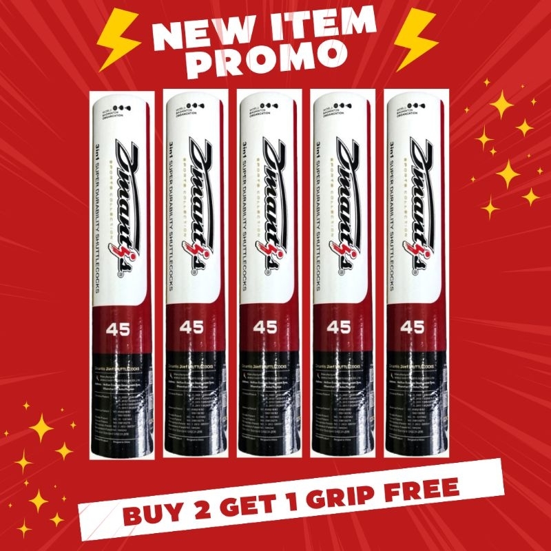 kok dmantis/kok bulutangkis 3 in 1 dmantis 45/shuttlecock dmantis 45