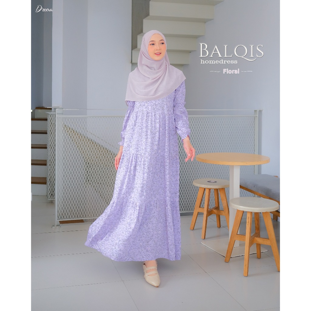 DZEERA - BALQIS HOMEDRESS / gamis daster rayon premium