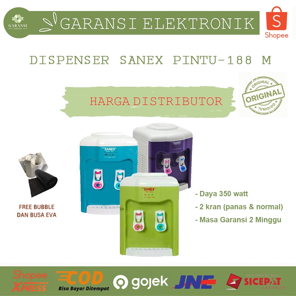SANEX DISPENSER GALON ATAS D-102 2 KRAN (PANAS & NORMAL)