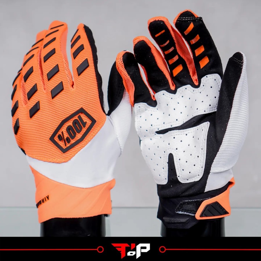 100% percent glove airmatic flo orange original product