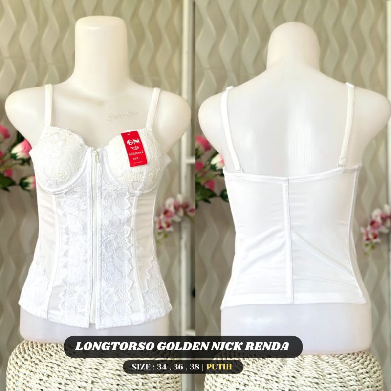 Golden Nick - Longtorso Peramping Perut Korset bra Pelangsing Camisol Kondangan Kebaya