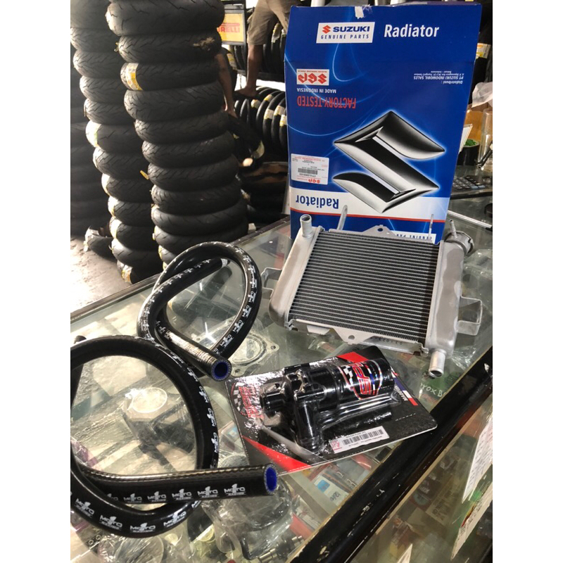 Radiator GSX PNP Vario 125/150 Nmax Aerox 155 EWP BOSCH EWP SPS
