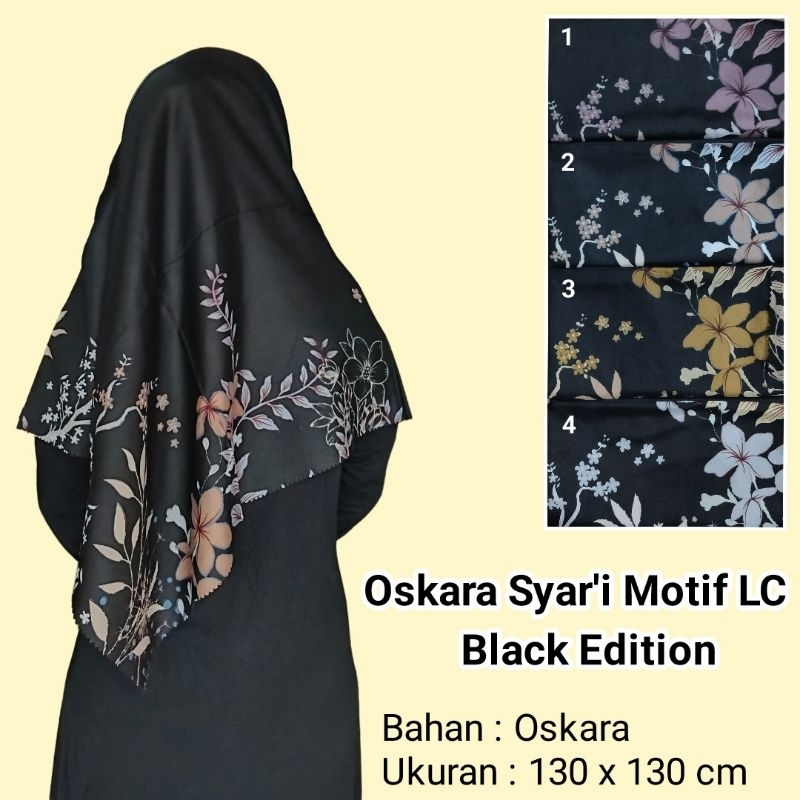 Segiempat Miracle Syari Print Jumbo Jilbab Umama Kerudung 130x130 Hijab Segi4 Motif