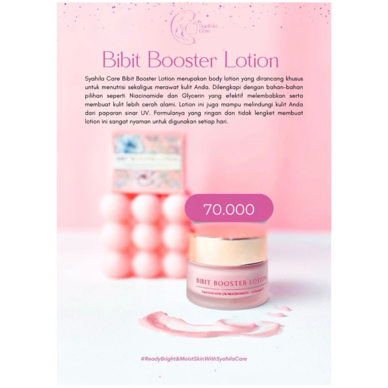 BIBIT PEMUTIH BOOSTER BPOM BY SYAHILA CARE