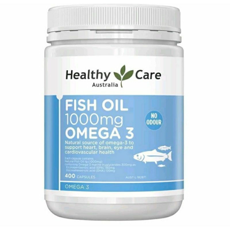 Healthy Care Fish Oil Omega 3 1000mg 400 Capsules