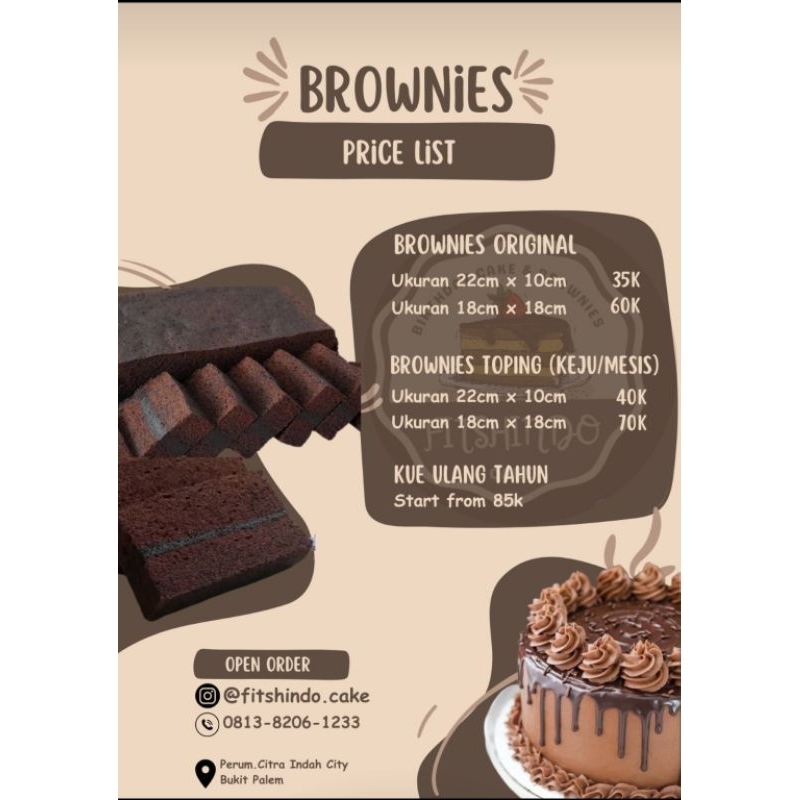 

kue kering brownis kue ulang tahun