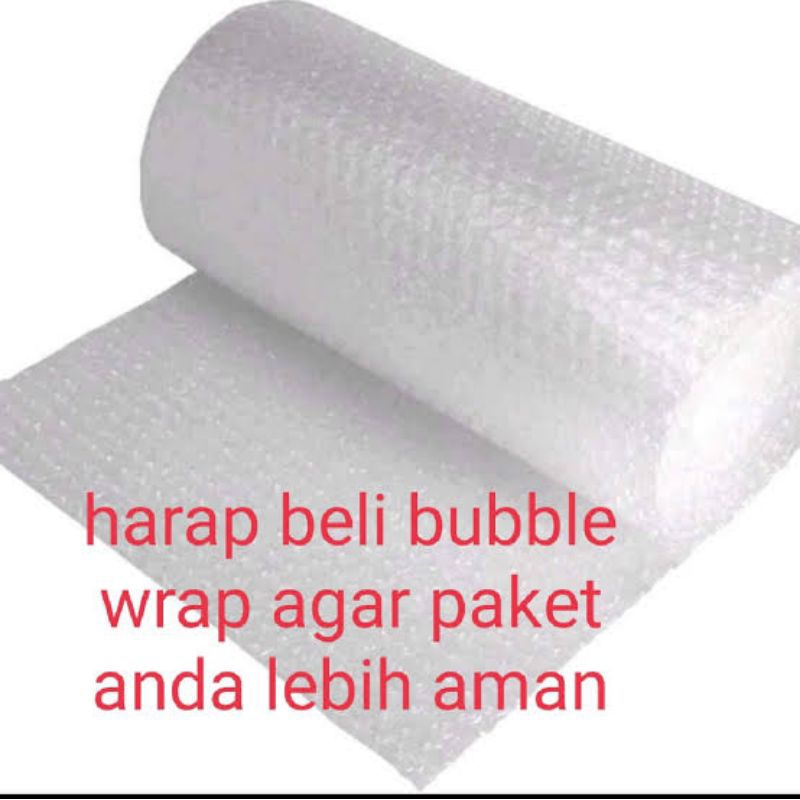 

Bubble Wrap tambahan packing + kardus