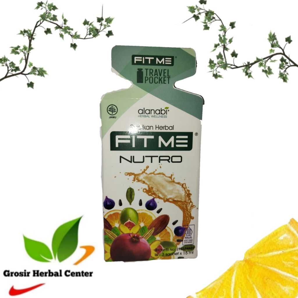 

Minuman Herbal Alanabi Fit Me Kemasan Terbaru Per Pocket Isi 3 Sachet ORIGIANAL (kemasan baru)