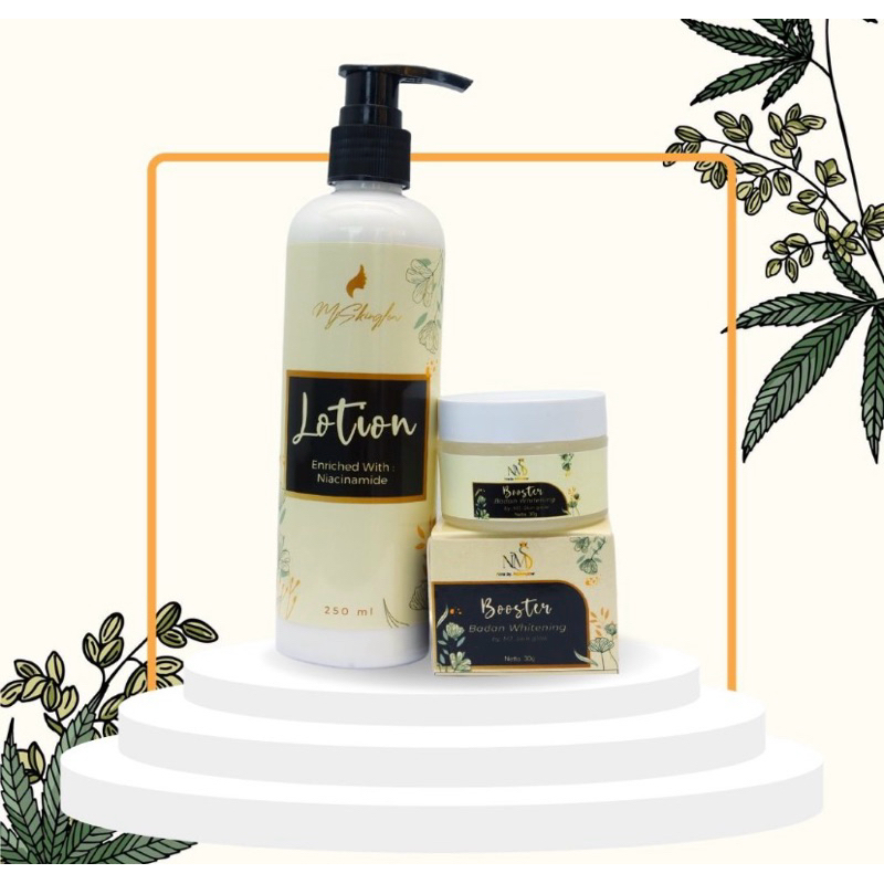 HB MJSKINGLOW 1 PAKET (LOTION+BOSTER)