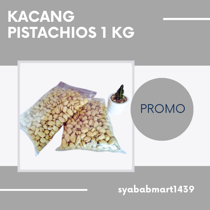 

Kacang Pistachios Fustuk 1 Kg Khas Arab Kaya Akan Manfaat Almond Cocok Untuk Oleh-oleh Haji & Umroh