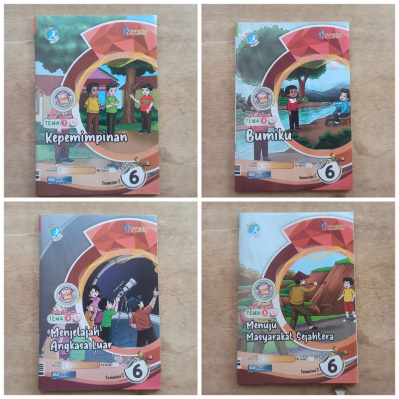 Buku Soal latihan ( LKS ) kelas 6 SD semester 2 kurikulum 2013  " Eksis "
