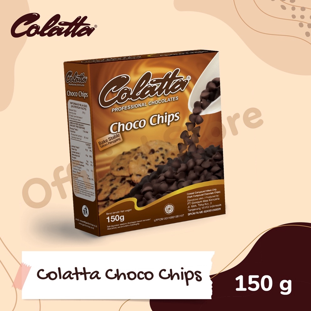 

St0ck Bany4k COLATTA CHOCO CHIPS 150gr [286]