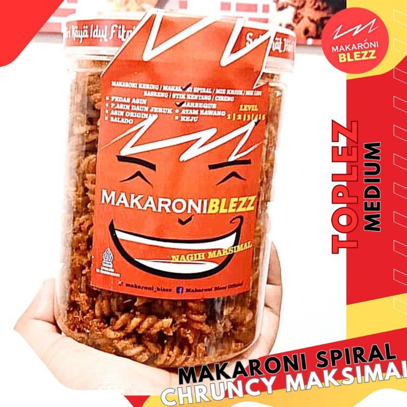 

Makaroni Spiral PEDAS LEVEL Toples 300 GR