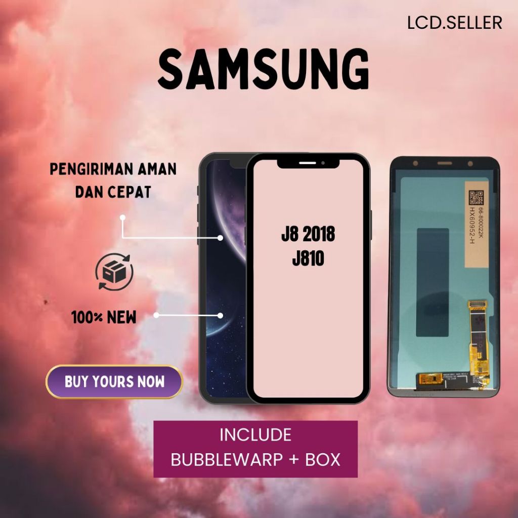 LCD FULLSET TOUCHSCREEN SAMSUNG J8 / J800 / J810 / J8 PLUS / J8 2018 ORI