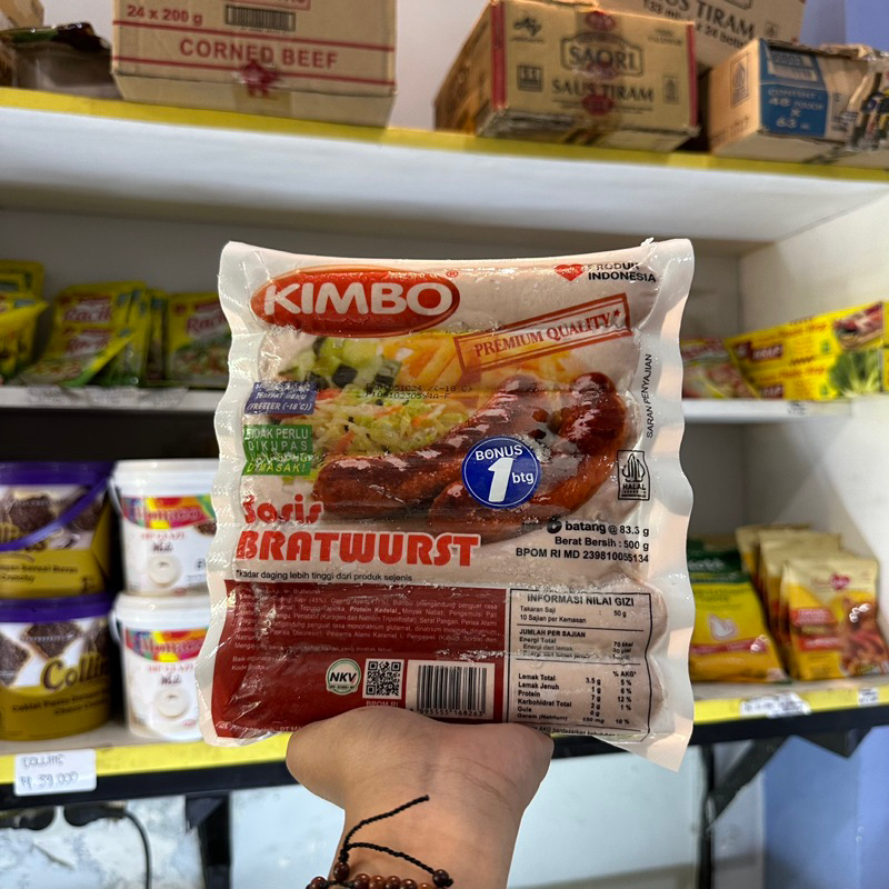 

KIMBO sosis bakar sapi premium mini/jumbo 500g